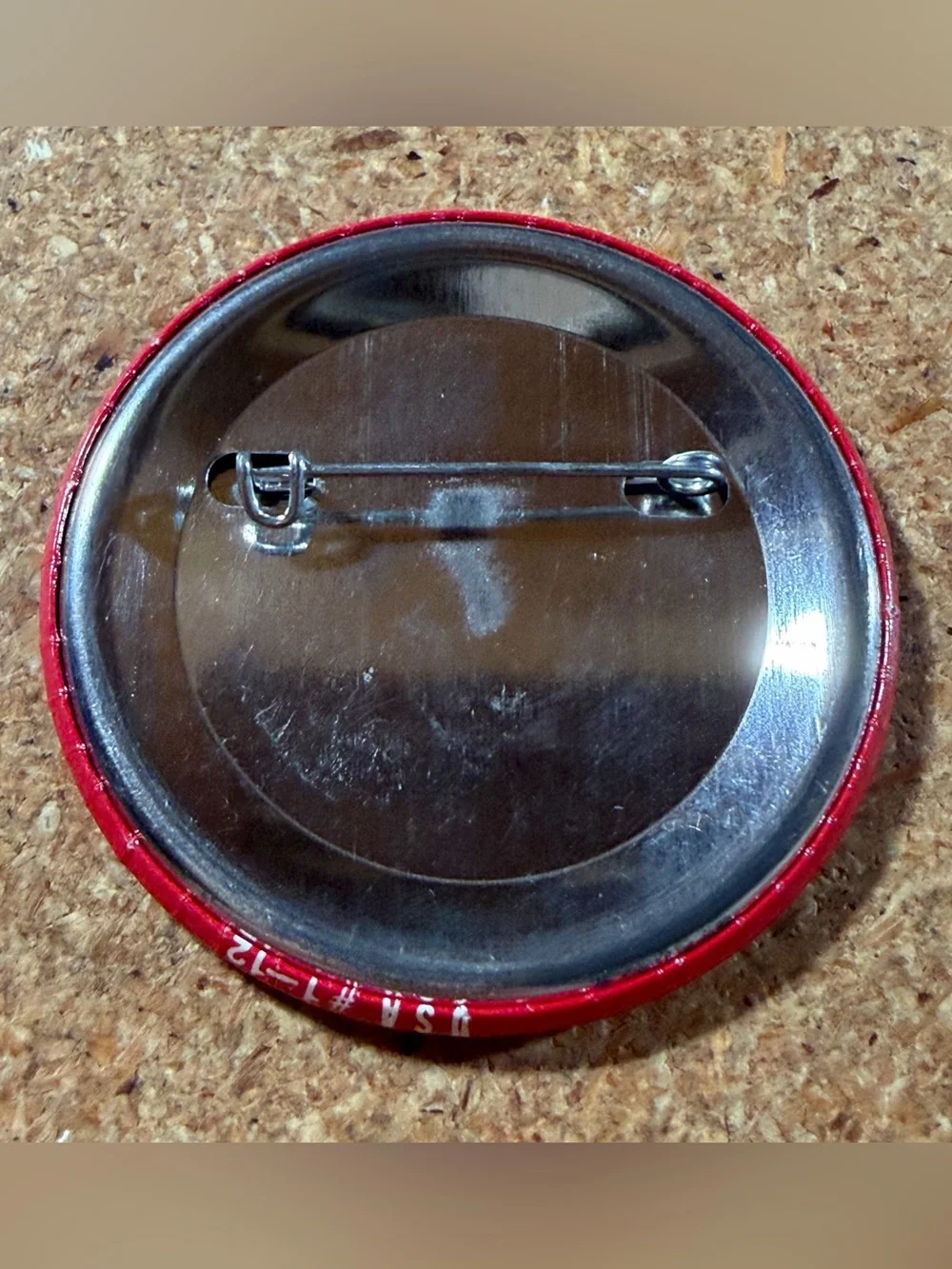 Vintage Coca-Cola Red Pinback Button Classic Logo Soda Collectible